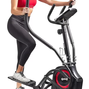 Cardio Climber Stepping Elliptical Exercise Machine for Home with 8 Levels of Magnetic Resistance, Performance Monitor